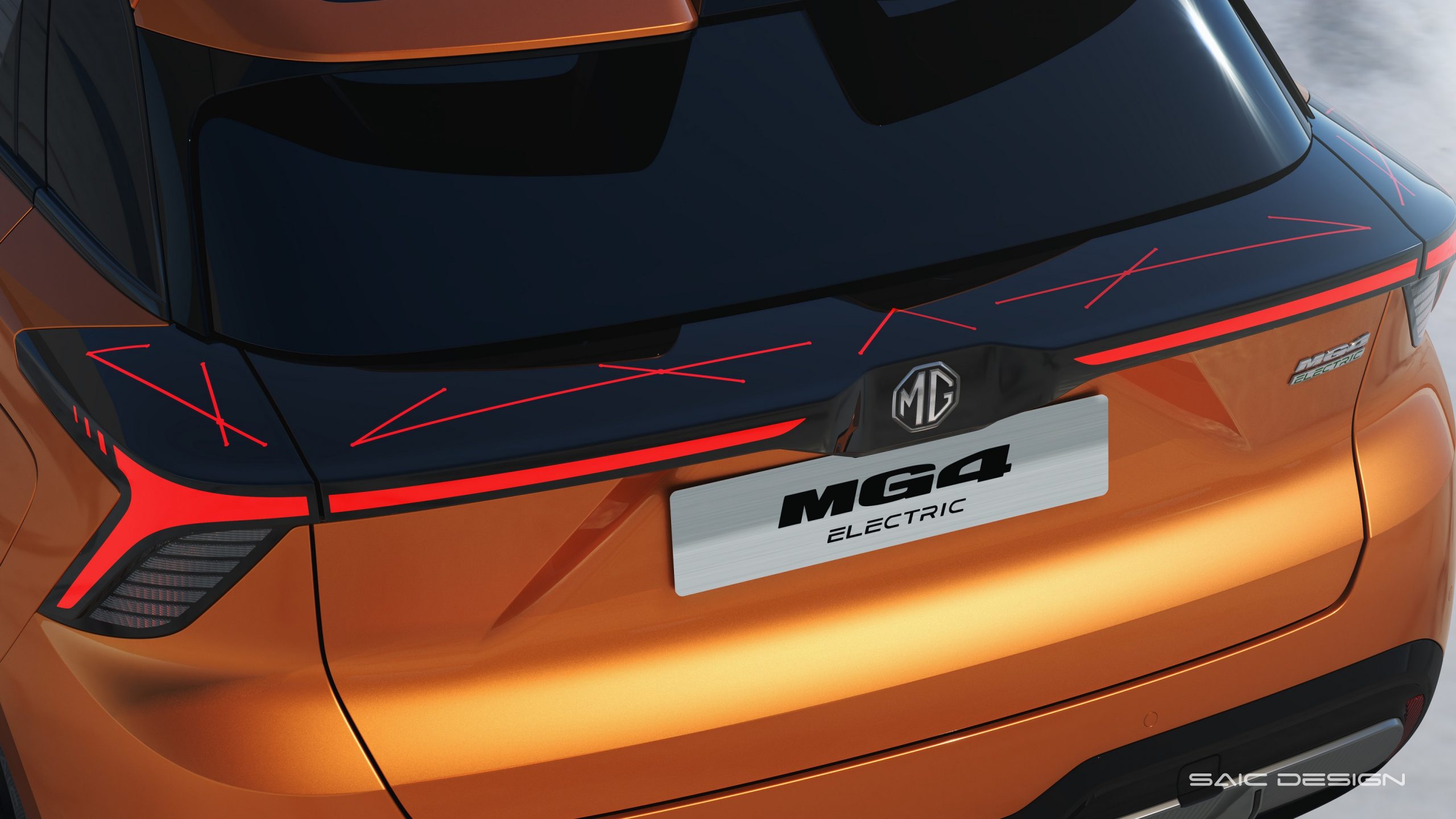 MG Motor MG4 Außenansicht heck